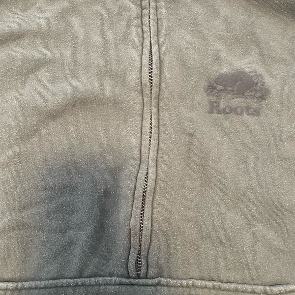 Roots 3 quarter zip cropped sweatshirt - Picture 2 of 8
